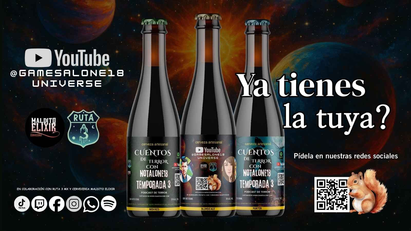 Colección Universo - 6 etiquetas edición limitada