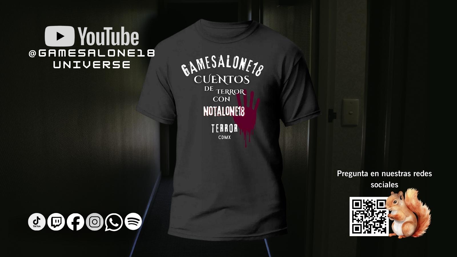 Playera GamesAlone18 Universe